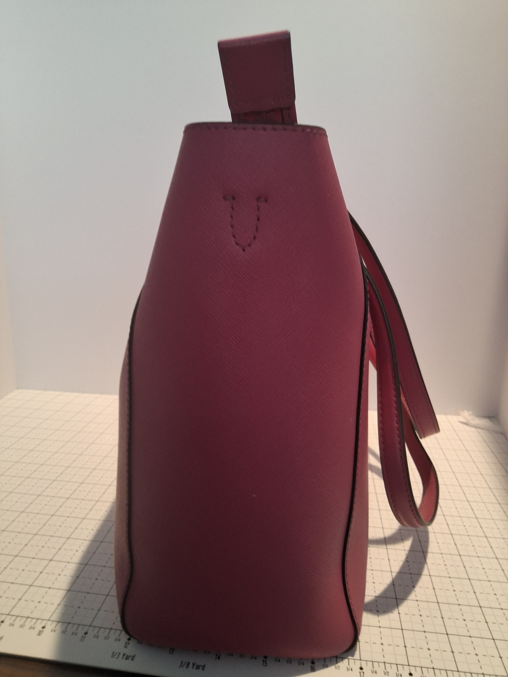 Michael Kors Pink Saffiano Leather Tote Bag - Picture 5 of 16